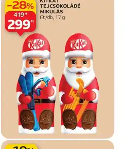 Auchan KITKAT TEJCSOKOLÁDÉ MIKULÁS ajánlat
