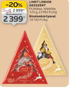 Auchan LINDT LINDOR DESSZERT ajánlat