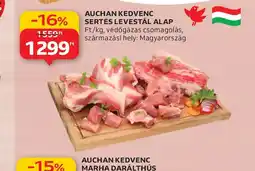 Auchan AUCHAN KEDVENC SERTÉS LEVESTÁL ALAP ajánlat