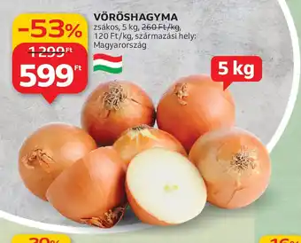 Auchan VÖRÖSHAGYMA ajánlat