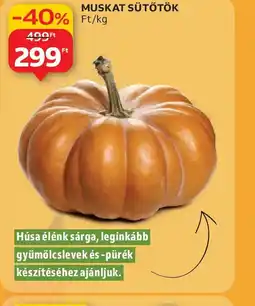 Auchan MUSKAT SÜTŐTÖK ajánlat