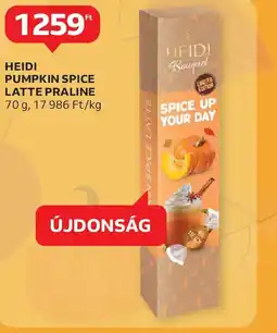 Auchan HEIDI PUMPKIN SPICE LATTE PRALINE ajánlat