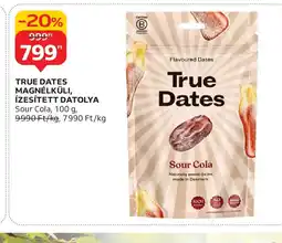 Auchan TRUE DATES MAGNÉLKÜLI, ÍZESÍTETT DATOLYA ajánlat