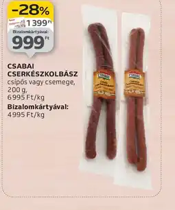 Auchan CSABAI CSERKÉSZKOLBÁSZ ajánlat
