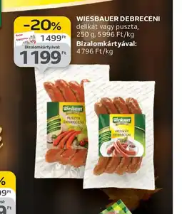 Auchan WIESBAUER DEBRECENI ajánlat