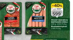 Auchan PRIVÁT HÚS BÉCSI ROPPANS VIRSLI ajánlat