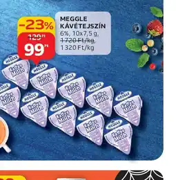 Auchan MEGGLE KÁVÉTEJSZÍN ajánlat