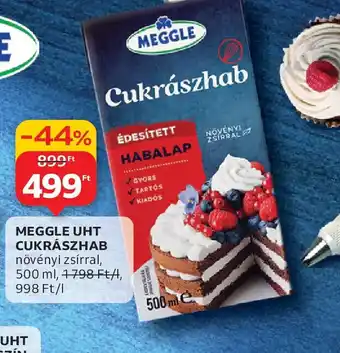 Auchan MEGGLE UHT CUKRÁSZHAB ajánlat