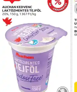 Auchan AUCHAN KEDVENC LAKTZMENTES TEJFÖL ajánlat