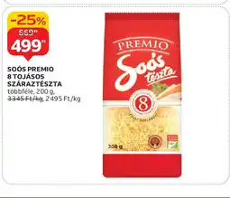 Auchan SOS PREMIO 8 TOJÁSOS SZÁRAZTÉSZTA ajánlat