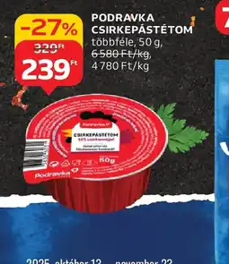 Auchan PODRAVKA CSIRKEPÁSTÉTOM ajánlat