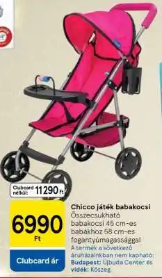 Tesco Chicco játék babakocsi ajánlat