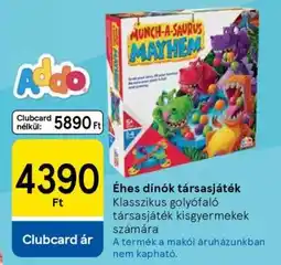 Tesco Éhes dínók társasjáték ajánlat