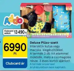 Tesco Deluxe Plüss-szett ajánlat