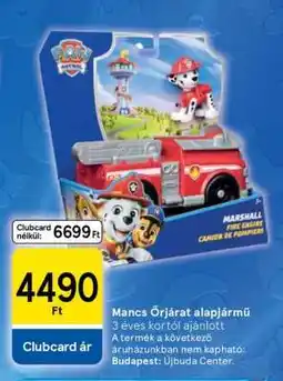 Tesco Mancs Őrjárat alapjármű ajánlat