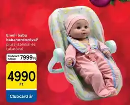 Tesco Emmi baba babahordozóval ajánlat