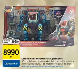 Tesco Katonai bázis robottal és kiegészítőkkel ajánlat