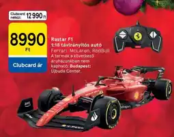Tesco Rastar F1 1:18 távirányítós autó ajánlat