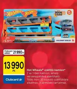 Tesco Hot Wheels szállító kamion ajánlat
