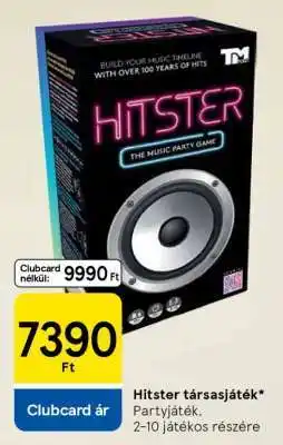 Tesco Hitster társasjáték ajánlat