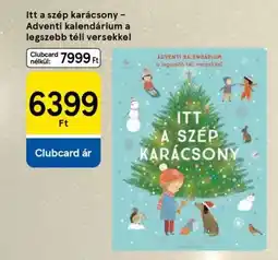 Tesco Itt a szép karácsony – Adventi kalendárium a legszebb téli versekkel ajánlat