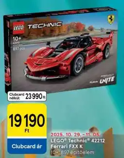 Tesco LEGO Technic 42212 Ferrari FXX K ajánlat