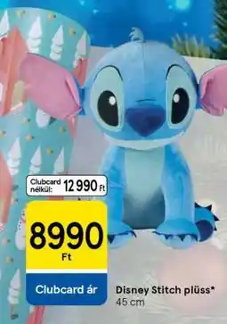 Tesco Disney Stitch plüss ajánlat