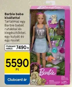 Tesco Barbie baba kisállattal ajánlat