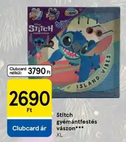 Tesco Stitch gyémántfestés vászon ajánlat
