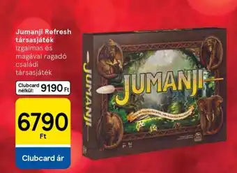 Tesco Jumanji Refresh társasjáték ajánlat