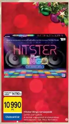 Tesco Hitster Bingo társasjáték ajánlat