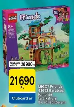 Tesco LEGO Friends 42652 Barátság lombház találkahely ajánlat