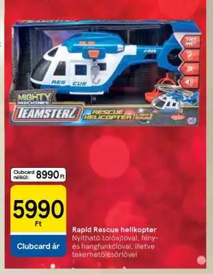 Tesco Rapid Rescue helikopter ajánlat
