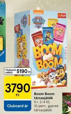 Tesco Boom Boom társasjáték ajánlat