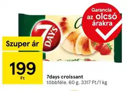 Tesco 7days croissant ajánlat