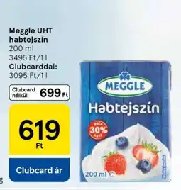 Tesco MEGGLE UHT Habtejszín ajánlat