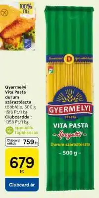 Tesco Gyermelyi Vita Pasta ajánlat