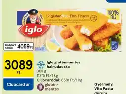 Tesco Iglo Gluténmentes Halrudacska ajánlat