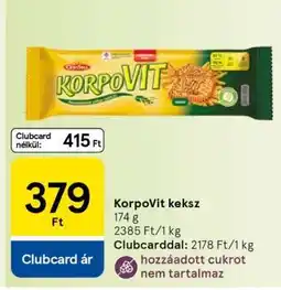 Tesco Korpovit Keksz ajánlat