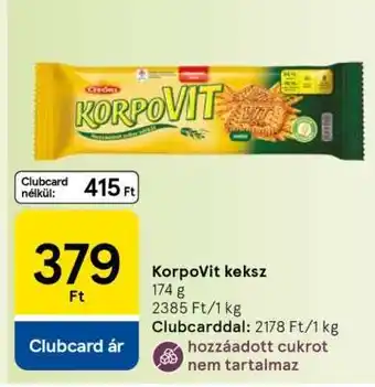 Tesco Korpovit Keksz ajánlat