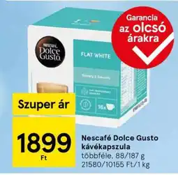 Tesco NESCAFE Dolce Gusto kávékapszula ajánlat