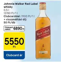 Tesco JOHNNIE WALKER Red Label Whisky ajánlat