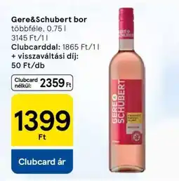 Tesco Gere-Schubert bor ajánlat