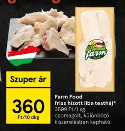 Tesco Farm Food friss hízott liba testháj ajánlat