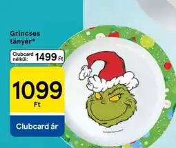 Tesco Grinches tányér ajánlat