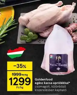 Tesco Goldenfood egész kacsa aprólékkal ajánlat