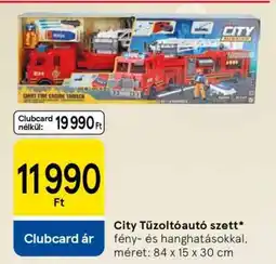 Tesco City Tűzoltóautó szett ajánlat