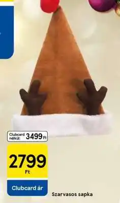 Tesco Szarvasos sapka ajánlat