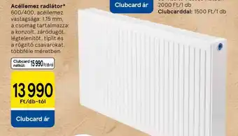 Tesco Acéllemez-radiátor ajánlat
