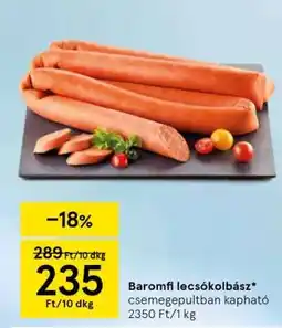 Tesco Baromfi lecsókolbász ajánlat